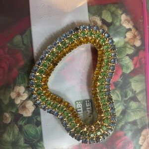 Multicolor Rhinestone Brooch